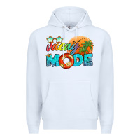 White vacay mode Premium Hoodie - Artiststas