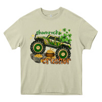 Mossy shamrock crusher st. patrick's day Heavy Core Tee - HowdyJamesFarm