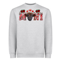 Heather Grey valentines day mini black Heavyweight Sweatshirt - RanaPortraitStore