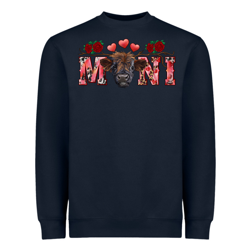 Valentines Day Mini Black Heavyweight Sweatshirt by RanaPortraitStore | Teevron