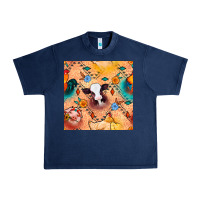 Navy western farm animals seamless pattern Urban Heavy Tee - BundleAndBundleShop