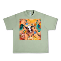 Oil Green western farm animals seamless pattern Urban Heavy Tee - BundleAndBundleShop