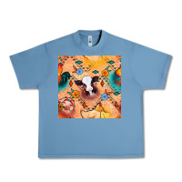 Pebble Blue western farm animals seamless pattern Urban Heavy Tee - BundleAndBundleShop