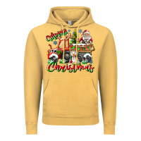 Merry Christmas  Tractor Vintage Hoodie | Teevron