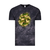 Cloud Black camouflage patch 5 Vintage Tee - BundleAndBundleShop