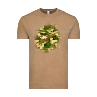Vintage Coffee camouflage patch 5 Vintage Tee - BundleAndBundleShop