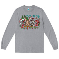 Heather Grey 2023 Happy New Year Long Sleeve Tee - CowhideDigitalArt