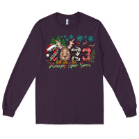 Plum 2023 Happy New Year Long Sleeve Tee - CowhideDigitalArt