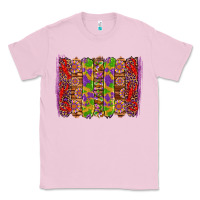 Bubblegum Pink mardi gras crawfish brushstrokes Classic Tee - Artiststas