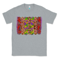 Heather Grey mardi gras crawfish brushstrokes Classic Tee - Artiststas