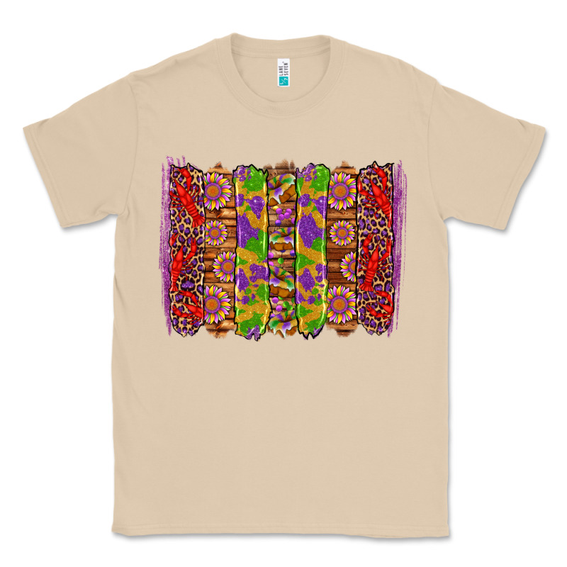 Mardi Gras Crawfish Brushstrokes Classic Tee by Artiststas | Teevron
