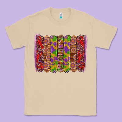 Mardi Gras Crawfish Brushstrokes Classic Tee Designed By Artiststas