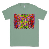 Sage mardi gras crawfish brushstrokes Classic Tee - Artiststas