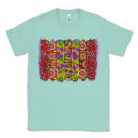 Seafoam mardi gras crawfish brushstrokes Classic Tee - Artiststas