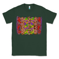 Sports Green mardi gras crawfish brushstrokes Classic Tee - Artiststas