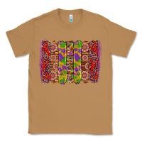 Toasted Coconut mardi gras crawfish brushstrokes Classic Tee - Artiststas