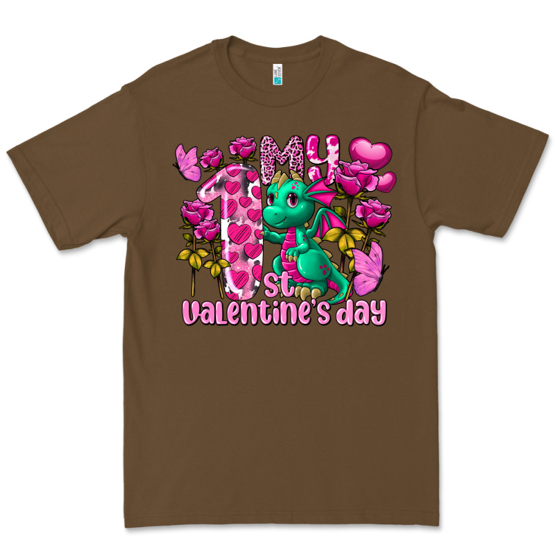 My First Valentine's Day Dragon Premium Tee by FaDigitalArtStudio | Teevron