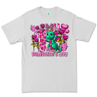 Dove Grey My first Valentine's Day Dragon Premium Tee - FaDigitalArtStudio