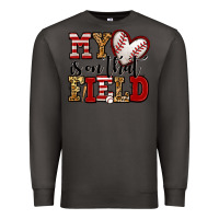 Smoke my heart is on that field baseball Premium Sweatshirt - Jasminsmagicworld