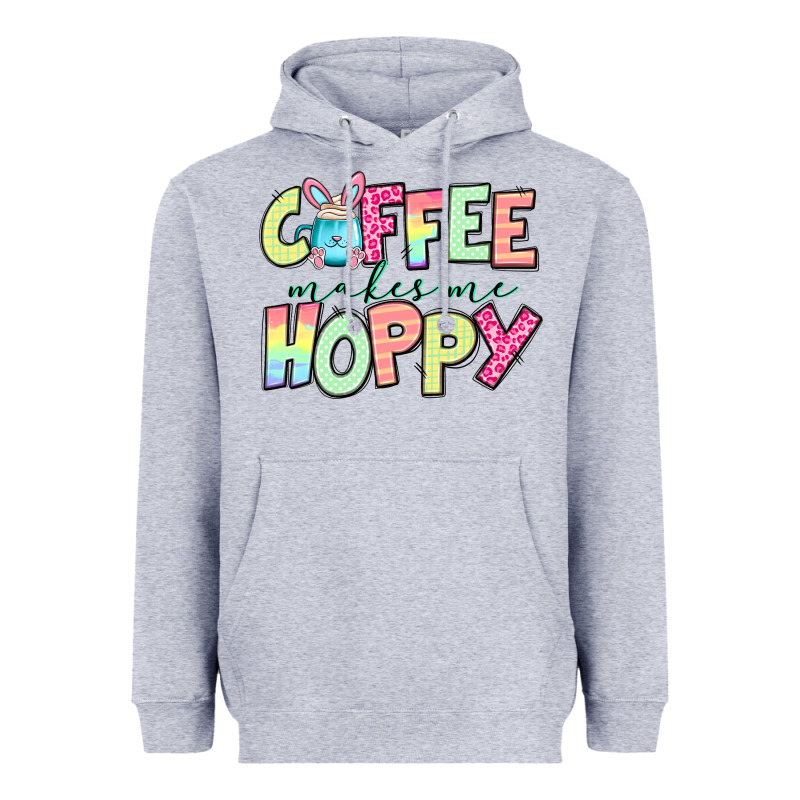 Coffee Makes Me Hoppy Easter Heavyweight Hoodie by Jasminsmagicworld | Teevron