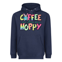 Navy coffee makes me hoppy easter Heavyweight Hoodie - Jasminsmagicworld