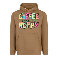 Toasted Coconut coffee makes me hoppy easter Heavyweight Hoodie - Jasminsmagicworld
