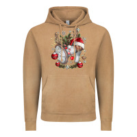 Vintage Camel Merry Christmas Vintage Hoodie - CowhideDigitalArt