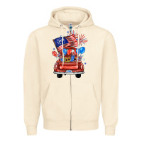Sandshell farm truck,america flag Zipper Hoodie - JahusDesignShop