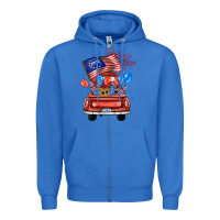 True Royal farm truck,america flag Zipper Hoodie - JahusDesignShop