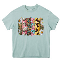 Arona Easter Brushstroke With Quail Eggs Daisy And Bunny Heavy Core Tee - RanaPortraitStore