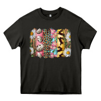 Asphalt Easter Brushstroke With Quail Eggs Daisy And Bunny Heavy Core Tee - RanaPortraitStore