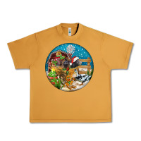Peanut Butter Christmas  farm animals Urban Heavy Tee - FaDigitalArtStudio