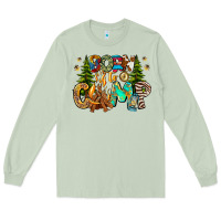 Matcha Born To Camp Long Sleeve Tee - CowhideDigitalArt