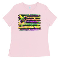 Bubblegum Pink mardi gras Ladies Tee - FaDigitalArtStudio