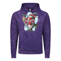 Cloud Purple merry Christmas gnome Vintage Hoodie - CowhideDigitalArt