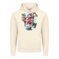 Vintage Artic merry Christmas gnome Vintage Hoodie - CowhideDigitalArt