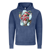 Vintage Denim merry Christmas gnome Vintage Hoodie - CowhideDigitalArt