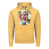 Vintage Mustard merry Christmas gnome Vintage Hoodie - CowhideDigitalArt