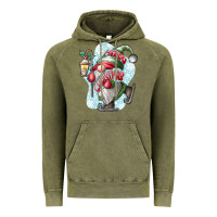 Vintage Olive merry Christmas gnome Vintage Hoodie - CowhideDigitalArt