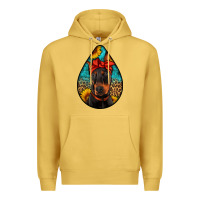 Antique Gold doberman Premium Hoodie - Artiststas