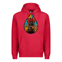 Cardinal doberman Premium Hoodie - Artiststas