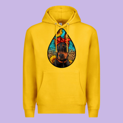 Doberman Premium Hoodie Designed By Artiststas