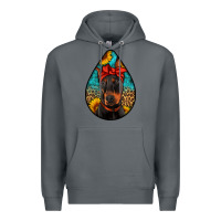 Rock doberman Premium Hoodie - Artiststas