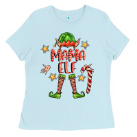 Baby Blue mama elf Ladies Tee - FaDigitalArtStudio