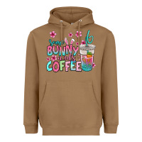 Toasted Coconut some bunny needs coffee easter Heavyweight Hoodie - Jasminsmagicworld