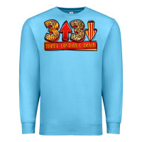 Ocean Blue three up three down softball Premium Sweatshirt - Jasminsmagicworld
