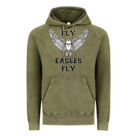 Vintage Olive fly eagles fly philadelphia Vintage Hoodie - artisFamous