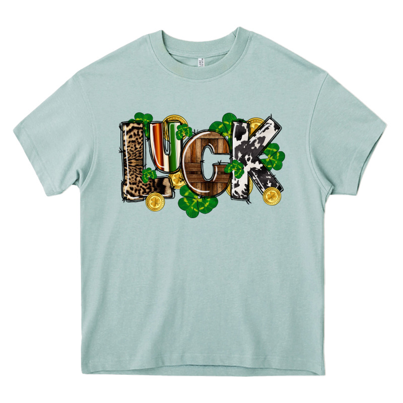 Western Luck St. Patrick's Day Heavy Core Tee by CowGirlArtShop | Teevron