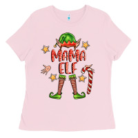 Bubblegum Pink mama elf Ladies Tee - FaDigitalArtStudio