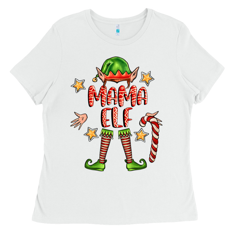 Mama Elf Ladies Tee by FaDigitalArtStudio | Teevron